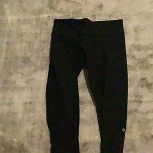 Lululemon black leggings size 10